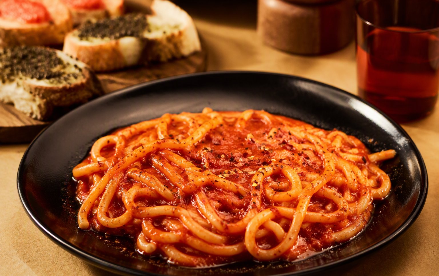 Strangozzi alla spoletina al pomodoro